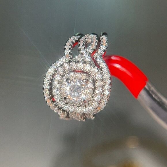 Sparkly 3-Piece Ring Set - Picture 3 of 8